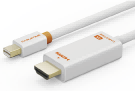 CABLETIME Mini DisplayPort to HDMI Cable 4K@30Hz for MacBook & Surface | CT-AV588-03G-4K