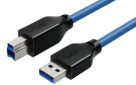 CABLETIME USB 3.0 A to B Printer Cable 5Gbps for Printers, Scanners & External Drives | CT-C160-U3-AMBM-BL