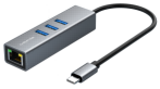 CABLETIME USB-C Hub with 3 USB 3.0 Ports and Gigabit Ethernet, 5Gbps – product image 2 | CB54G