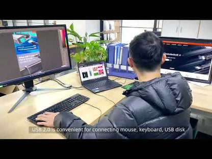 CABLETIME USB-C to Dual HDMI MST Hub, Dual 4K@30Hz and 100W PD – product image 2 | CB73G