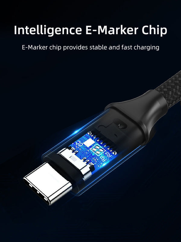 CABLETIME USB-C to USB-C Cable, 20Gbps, 100W, 4K@60Hz, Up to 5m – product view 6 | CU20E/CU20H/CU20J/CU20L/CU20N/CU20P