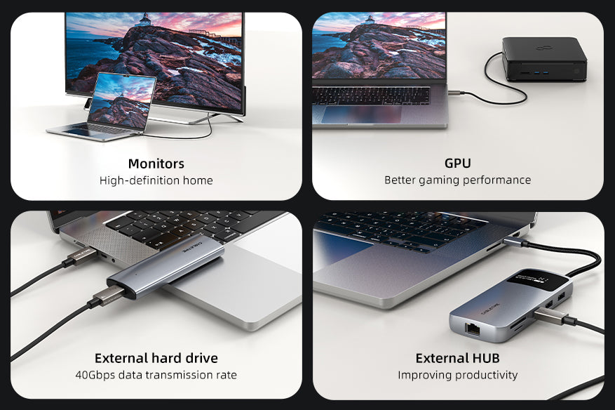 CABLETIME USB4 Cable, 40Gbps, 240W and 8K@60Hz – feature detail 11 | CU44E/CU44H/CU44L