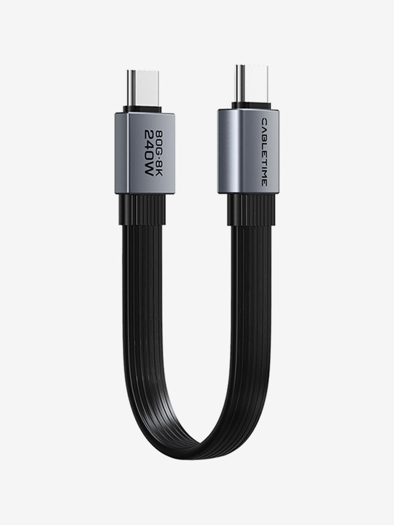 CABLETIME USB4 Version 2.0 Cable, 80Gbps, 240W and 8K@60Hz – product view 2 | CU45S