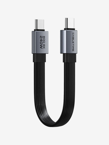 CABLETIME USB4 Version 2.0 Cable, 80Gbps, 240W and 8K@60Hz – product view 2 | CU45S