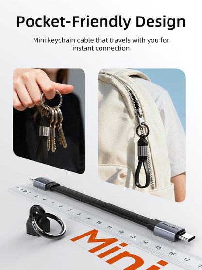 CABLETIME USB4 Version 2.0 Cable, 80Gbps, 240W and 8K@60Hz – product view 7 | CU45S